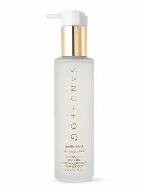 SAND+FOG Vanilla Musk Nourishing Body Oil — White